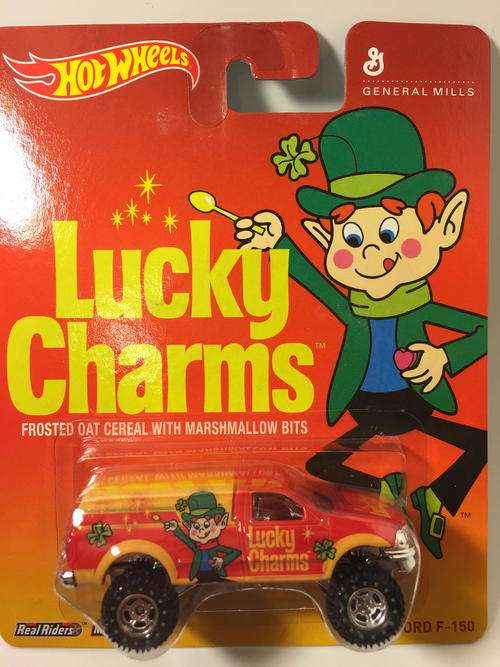 Hot Wheels - Red - Ford F-150  - 2014 General Mills Pop Culture Series Lucky Charms
