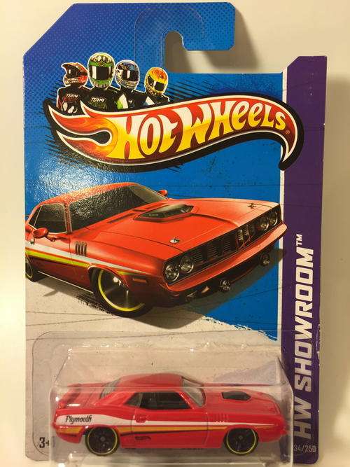 Hot Wheels - Red - 70 Hemi Cuda - 2013 Hot Wheels HW Showroom Muscle Mania