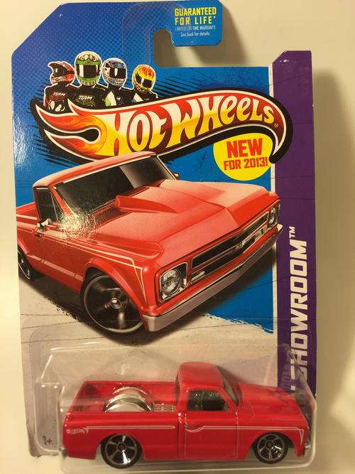Hot Wheels - Red - 67 Chevy C10 - 2013 Hot Wheels HW Showroom Hot Trucks New Casting