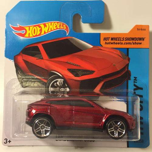 2015 Hot Wheels HW City Street Power New Casting  - Lamborghini Urus - Red - Carded