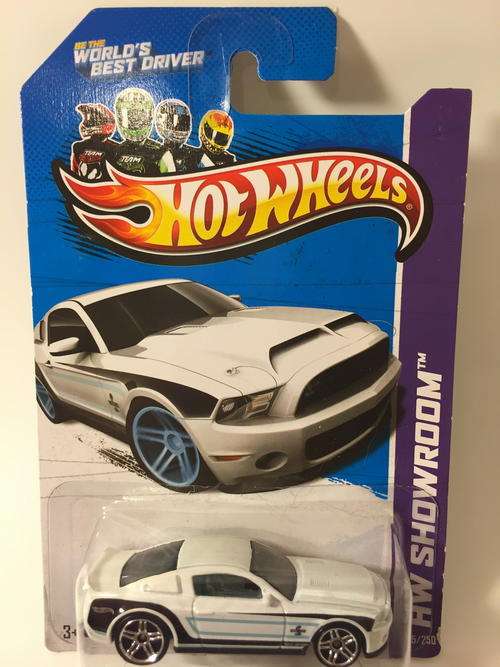 Hot Wheels - 10 Ford Shelby GT-500 Super Snake  - 2013 Hot Wheels  - White - Long Card