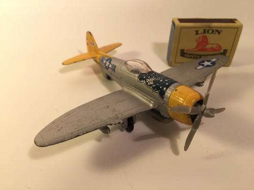 Unknown - Silver - P47 Thunderbolt - Unknown Make Die Cast Plane - Loose