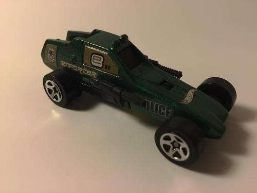 Hot Wheels - Enforcer - 2001 Hot Wheels #150  - Green - Loose