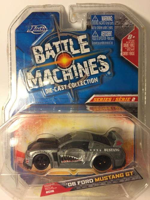 Jada - 06 Ford Mustang GT - Jada Battle Machines - Silver - Blister Pack