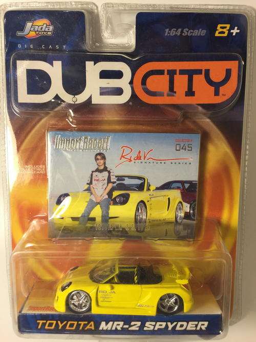 Jada - Toyota MR-2 Spyder - Jada Dub City - Yellow - Blister Pack