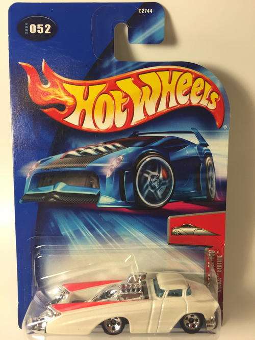 Hot Wheels - Crooze' Bedtime - 2004 First Editions #52  - White - Long Card