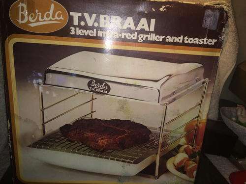 Vintage Berda Infra-red TV Braai