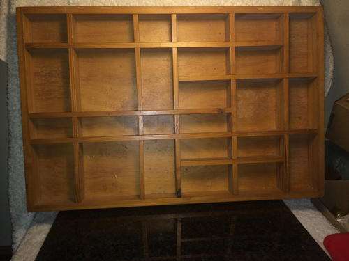 Solid wood printers tray