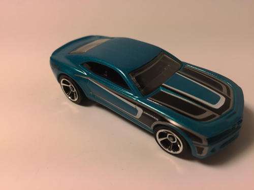 Hot Wheels - Chevy Camaro Concept - 2011 Nightburnerz 11 - Blue - Loose