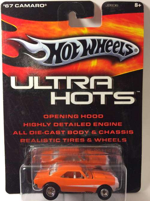 Hot Wheels - 67 Camaro - 2006 Ultra Hots Series - Orange - Long Card