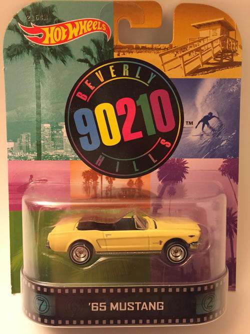 2014 Retro Entertainment Series Beverly Hills 90210 - 65 Mustang - Yellow