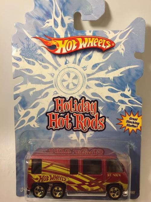 Hot Wheels - GMC Motorhome - 2008 Holiday Hot Rods  - Red - Long Card