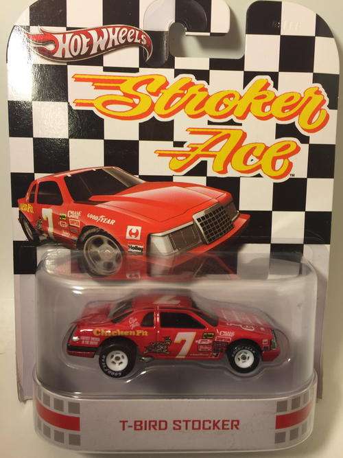 Hot Wheels - T-Bird Stocker - 2013 Retro Entertainment Series Stroker Ace - Red - Long Card