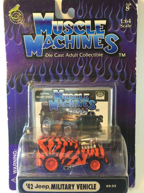 Muscle Machines - 42 Jeep Military Vehicle - Muscle Machines 1/64