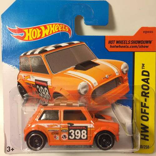 HW - Morris Mini - 2015 Hot Wheels HW Off-Road Road Rally  - Orange - Carded