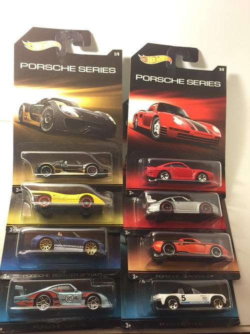 Hot Wheels - 2015 Porsche Series Set of 8 Cars Walmart Exclusive