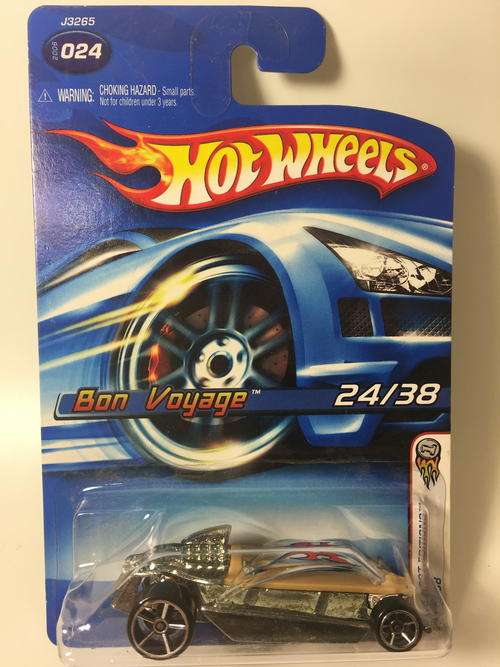 Hot Wheels - Bon Voyage  - 2006 First Editions #24  - Zamak - Long Card