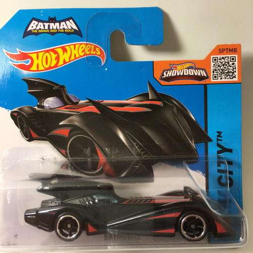 Hot Wheels - Batmobile - 2015 Hot Wheels HW City Batman  - Black - Carded