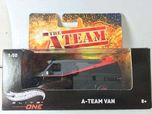 Hot Wheels - A-Team Van - 2015 Hot Wheels Elite One 1:50 - Black - Boxed