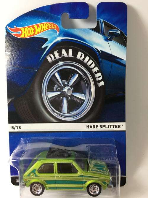 Hot Wheels - Hare Splitter  - 2015 Hot Wheels Heritage Real Riders 5/18  - Green