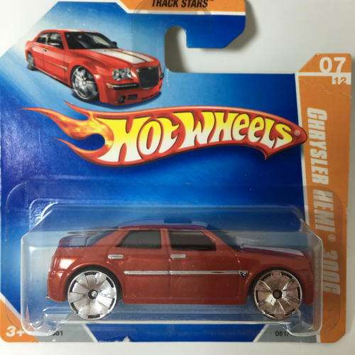 Hot Wheels-Chrysler HEMI 300C-2009 Track Stars #07 -Red-Carded-