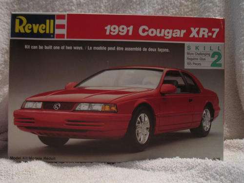 Revell 1991 Cougar XR-7 Scale 1/25