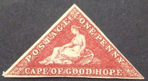 1864 one cent brown cape of good hope triangle NU,NG was hinged.
