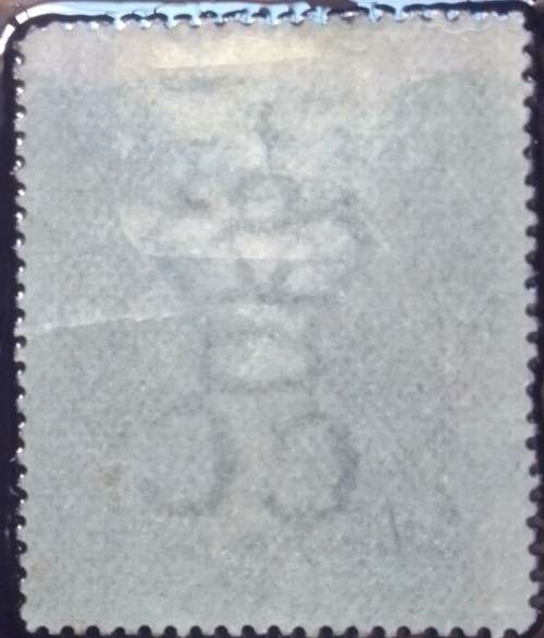 1898 blue Falkland islands VICTORIA HALF CROWN not used good condition no gum.