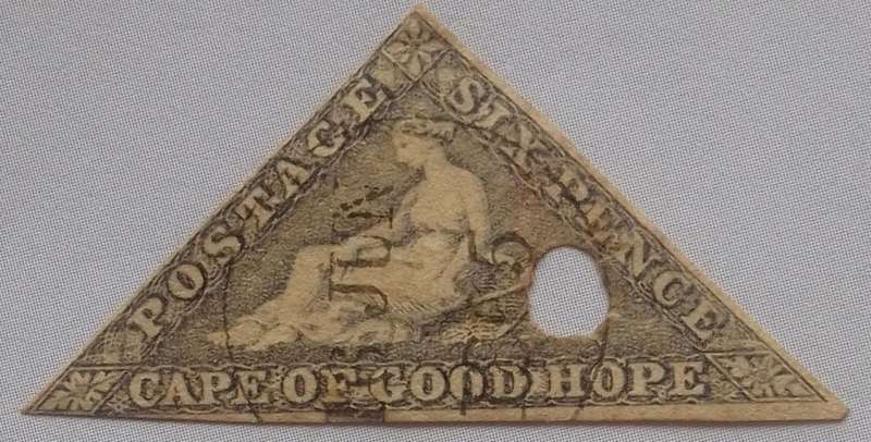 1840+1901 c.o.g,h. greyish sixpence Queen Victoria used+hinged.
