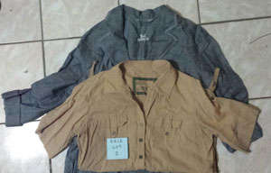 Bulk Lot 2 - Ladies Cotton Button Tops - Size Large/XLarge - Ideal for Office