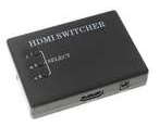 3-Port 1080P HDMI V1.3b Mini Switch Hub with Remote Control (3-IN 1-OUT)