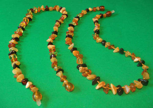 Baltic Amber Teething Necklace - Multicolor