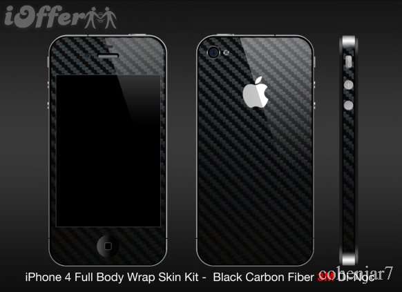 Black Carbon Fibre full body wrap