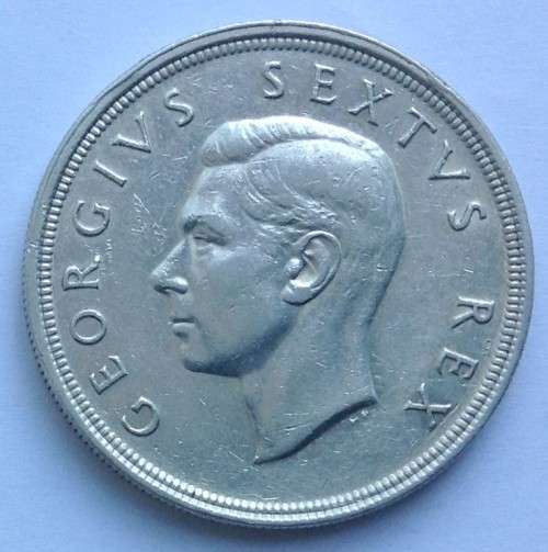 1948  5 SHILLING good collectible Condition - 80% Silver