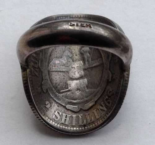 ***Bargain 1896 Two Shilling - Ring - Trench Art***