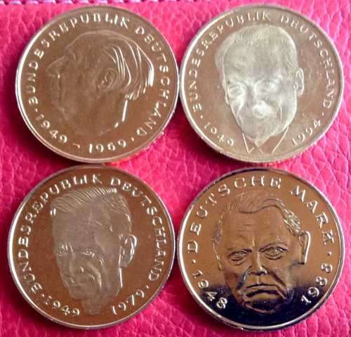 2 German Mark Gold Plated, One Bid takes all 4
