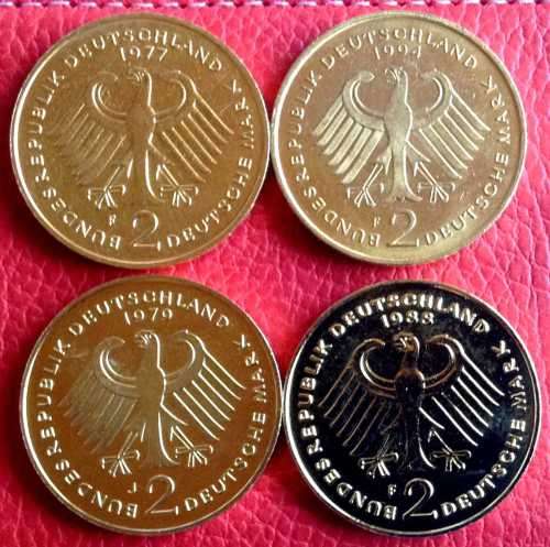 2 German Mark Gold Plated, One Bid takes all 4