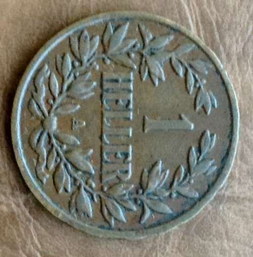 1 Heller 1906 A German East Africa Good Condition rare