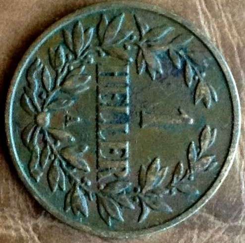 1 Heller 1908J German East Africa Good Condition rare