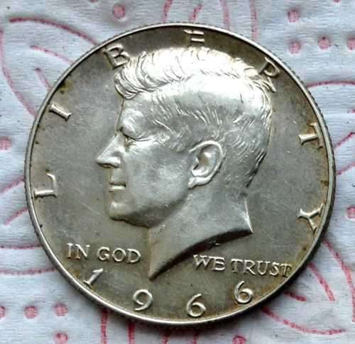 1966  Silver Half Dollar American good condition