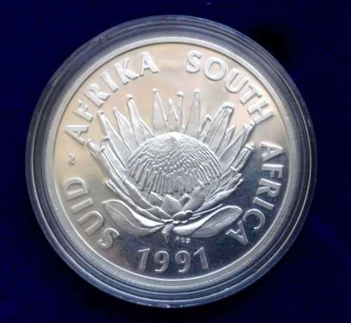 1991 R1 Silver Proof Coin in SAM Box