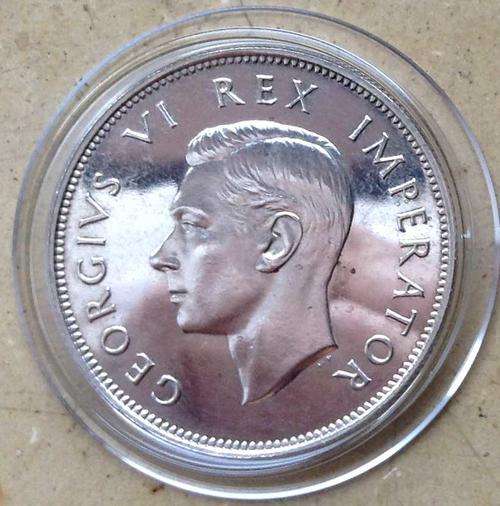 S.A. Union Half Crown - 2 1/2 Shillings 1947 Proof, very rare only 2600 minted