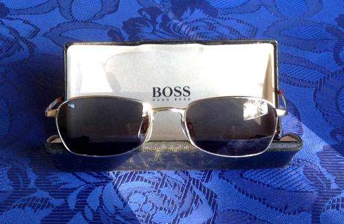 MENS ORIGINAL HUGO BOSS SUNGLASSES WITH BOX IN GOOD CONDITION