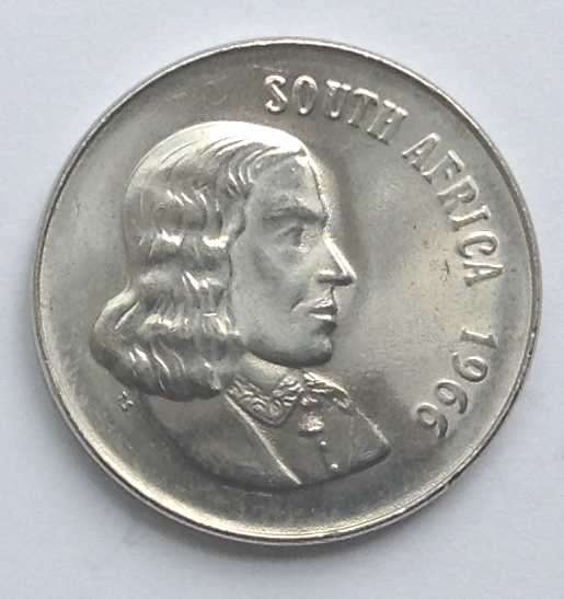 SOUTH AFRICA 1966 50 CENTS UNC