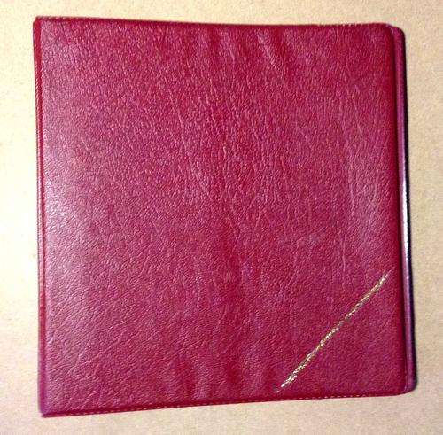 Coin Album red used with 4 pages 3X20, 1X12 Pockets- as per photo (6 off)