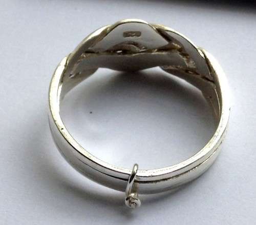 4 Band Handmade Puzzle Ring 925 Sterling Silver Interlocking Knott Ring, Women, Men, Unique Gift. Si
