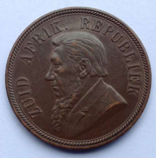 ***Bargain***Rare 1894 ZAR 1 Penny Coin Low Mintage