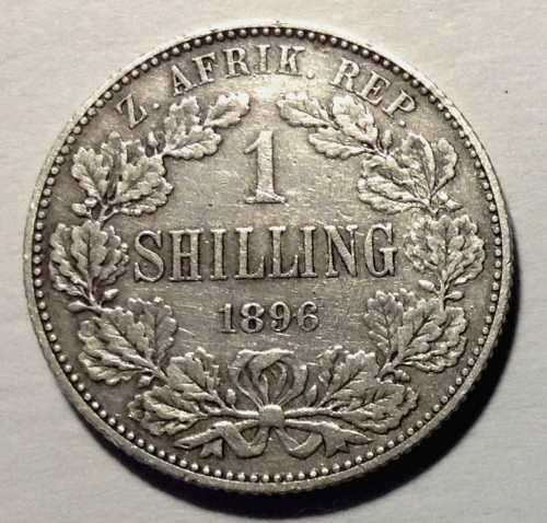 1896 ZAR 1 Shilling good coin, judge the condition yourself!!