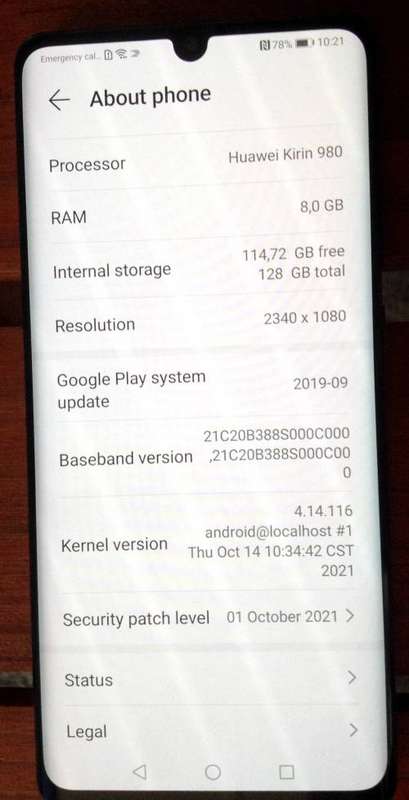 Huawei P30 Pro 128GB excellent condition