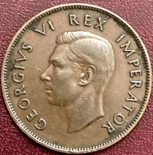 1 PENNY 1940 S.A.UNION - NO STAR AFTER DATE